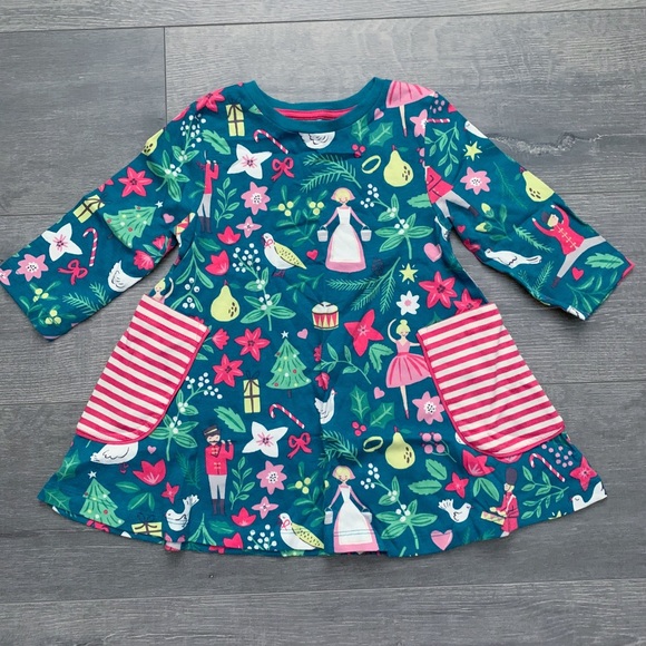 mini boden 12 days of christmas dress